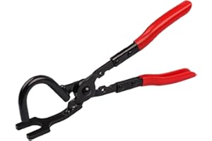 Exhaust Hanger Removal Tool 11.6 Inch Heavy Duty Steel Exhaust Pliers with Comfortable Grip for Easy Separation of Rubber Mou