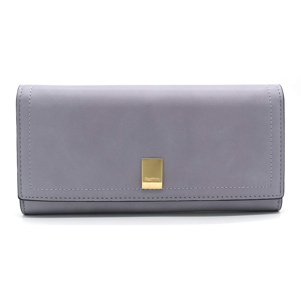 Women's faux leather wallet, purple