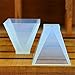 Pyramid Jewelry Clay Silicone Mold, Crafting, Resin Epoxy, Pendant Earrings Making, DIY Mobile Phone Decoration Tools,Semi-Transparent 010029/30/31/32