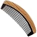 Breezelike Hair Comb - Wooden Fine Tooth Comb for Women, Men and Kids - No Static Sandalwood Buffalo Horn Comb