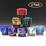 Gizhome 2 Pieces Plastic Quick Fitting 810 Drip Tip Connector for RO System Refrigerator Ice Maker Coffee Mod Machine（Color Random Delivery）