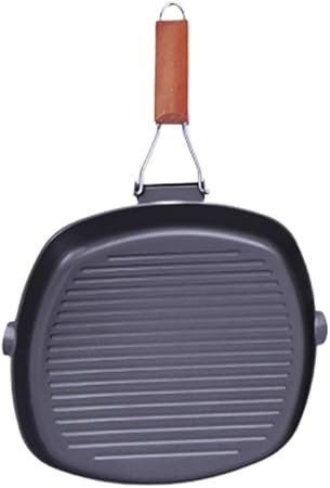 Amazon Co Jp Yarnow キッチングリル鍋ハンドル付き折りたたみステーキフライパン鉄肉バーベキューバーベキューグリル皿折りたたみ調理器具 キャンプハイキング24x28cm ドラッグストア