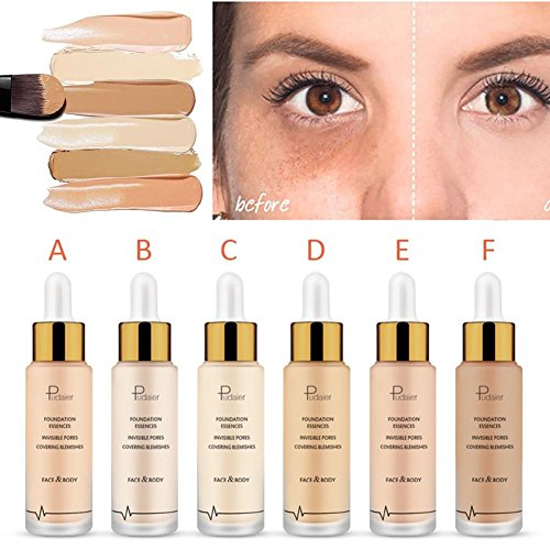 wewa98698 Face Blemishes Pores Covering Liquid Foundation Concealer Moisturizing Pores Makeup Primer for Women - 2#