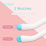 CROING Portable Bidet 2-Pack 500ml Squeeze Bottle Green Pink No Battery view 4