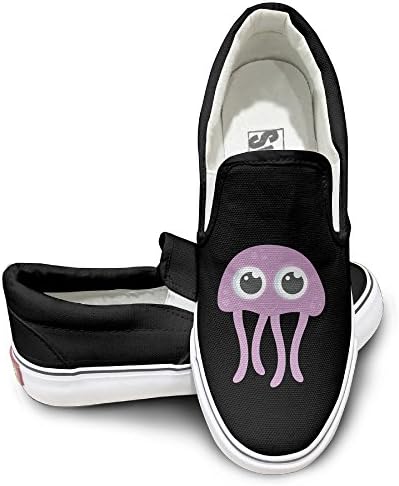 GD Cute Jellyfish Skate Unisex Flat Canvas Shoes Sneaker 36 Black