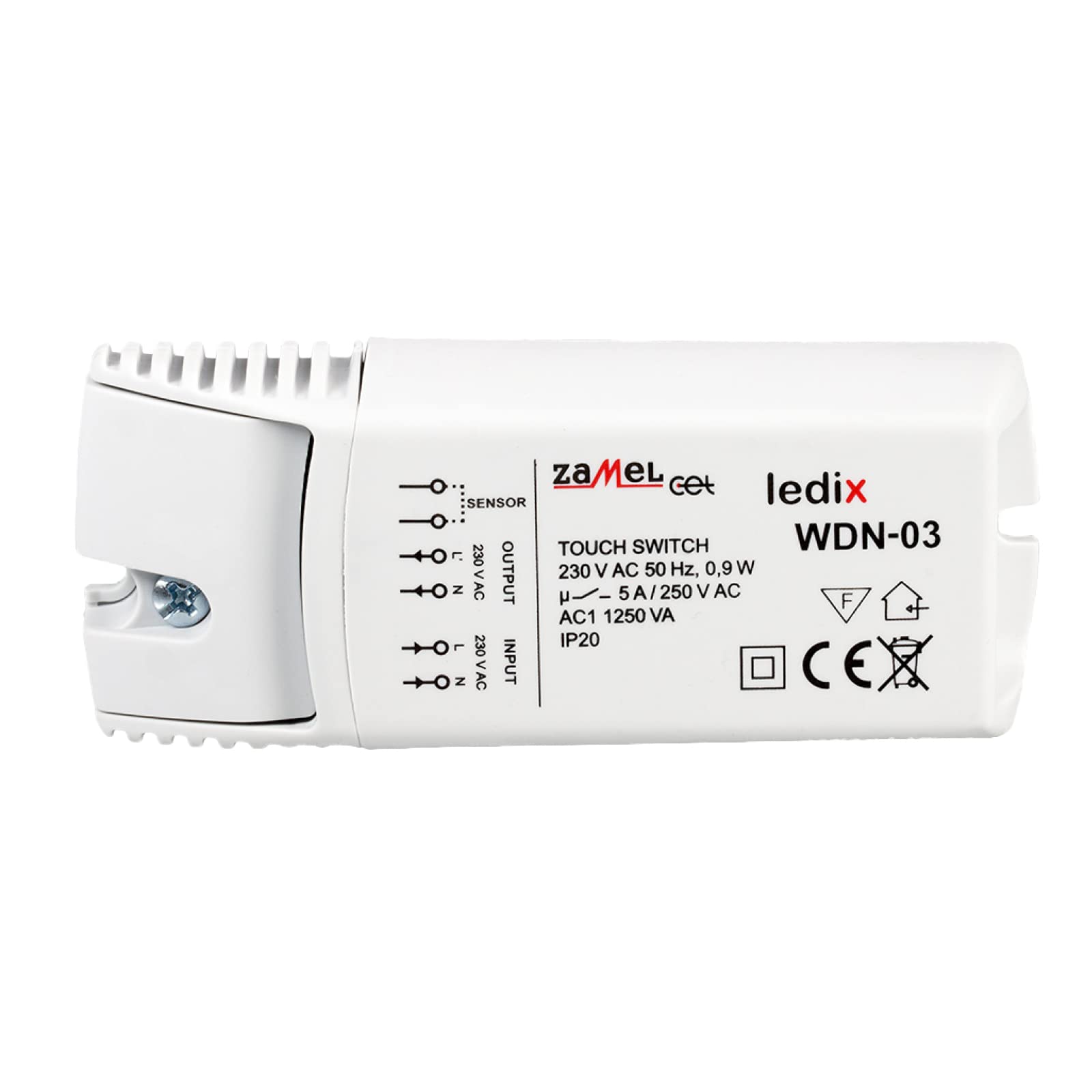 LEDIX Touch Switch, 1 piece, WDN-03