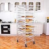 Byroce 20 Tier Bun Pan Rack Bakery Rack, 18" x