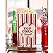 1 oz Popcorn Bags 100pcs Red and White Stripes Paper Bags