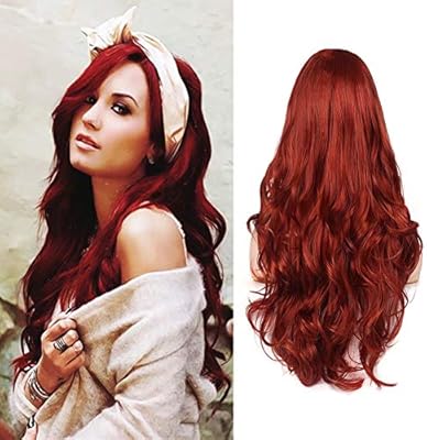 Perucke rot locken cosplay Clearance