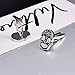 Three Keys Jewelry Stainless steel Black Brass Men's Skull Cufflinks