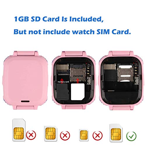 GOOWJUER Kids Smart Watch for Boys Girls HD Touch Screen Sports