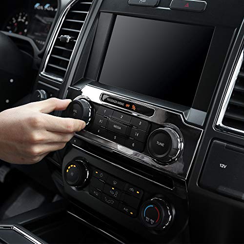 Chrome Central Control Volume Panel Decorative Trim for Ford F150 2015 2016 2017 - Thumbnail 5