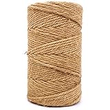 Jute Twine 328 Feet 2.5mm 4Ply Heavy Duty Natural