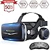 Pansonite Vr Headset with Remote Controller[New Version], 3D Glasses Virtual Reality Headset for VR Games & 3D Movies, Eye Care System for iPhone and Android Smartphones