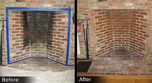 CHIMNEYRX Paint & Peel Fireplace Cleaner, 1/2 Gallon - Removes Fireplace Smoke & Soot Stains from Brick, Tile, Stone Surfaces