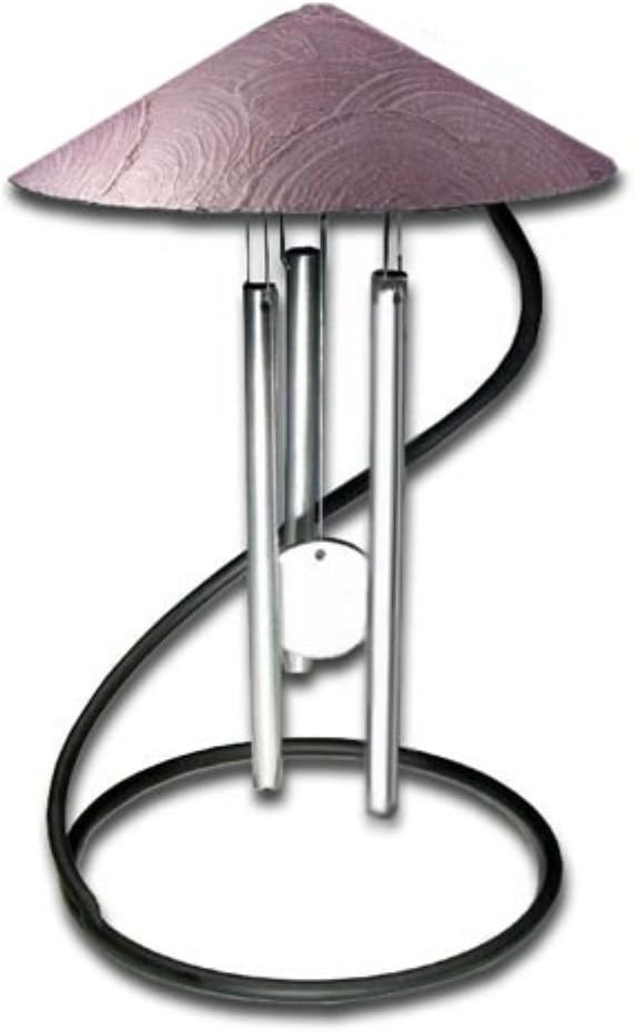 Sunblossom Spiral Solar Tabletop Wind Chime