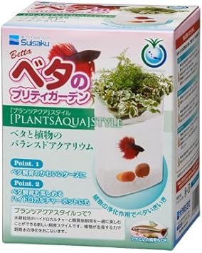 Amazon 水作 ベタのプリティガーデン インテリア水槽 水作 水槽 通販