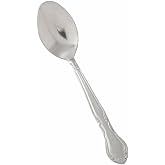 Winco 12-Piece Elegance Teaspoon Set, 18-0 Stainless Steel,Silver | Dishwasher safe, Floral embossed design, Restaurant service, Great for Tea or Coffee Service, Desserts and Table Service