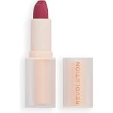 Revolution Lip Allure Soft Satin Lipstick, Berry Boss | Long-Lasting Creamy Satin Finish, Smudge-Proof Hydrating Vitamin E Formula, Vegan &amp; Cruelty-Free, 0.11 oz
