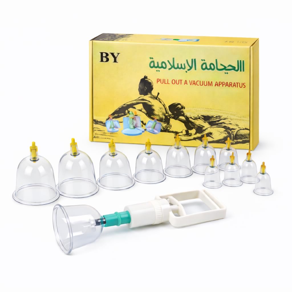 12-Piece cup Hijama Set (Al Badil)