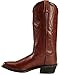 Old West Men's Smooth Leather Cowboy Boot Medium Toe Black Cherry 12 D(M) US