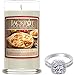 Warm Apple Pie Candle with Ring Inside (Surprise Jewelry Valued at $15 to $5,000) Ring Size 7