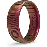 Enso Rings Classic Legend Silicone Ring - Made in The USA - an Ultra Comfortable, Breathable, and Safe Silicone Ring - Men's and Women's Silicone Wedding Ring