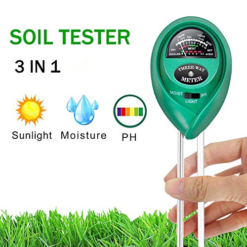 Hofun Soil pH Meter, 3-in-1 Soil Moisture/Light/pH Tester Gardening Tool Kits for Plant Care, Great for Garden, Lawn, Farm, Indoor & Outdoor Use - Thumbnail 4