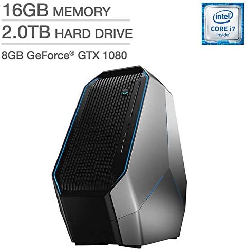 Alienware Area-51 Gaming Desktop - Intel Core i7-6800K Processor 3.4GHz - 8GB NVIDIA GeForce GTX 1080 Graphics - 16GB DDR4 2133MHz RAM - 2TB 7200RPM SATA Hard Drive - Windows 10 HOME