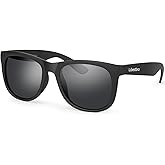 Lcbestbro Sunglasses for Men and Women, Lightweight Black Polarized Sun Glasses Driving UV Protection