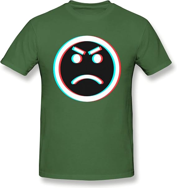Kalongna Aduit TIK Tok Angry Icon T Shirt Moss Green 3X-Large at Amazon