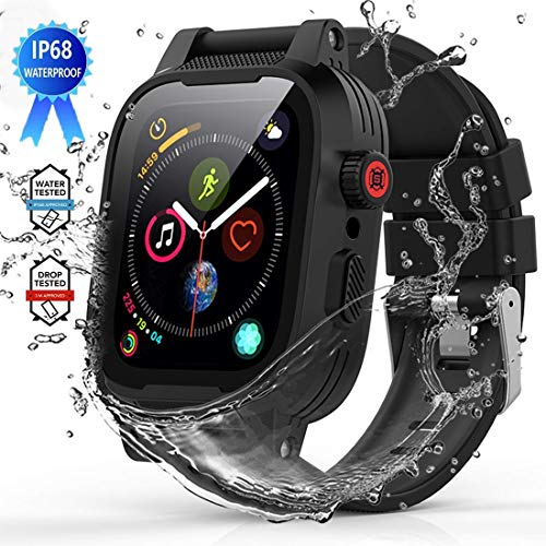 ایگرد | قیمت و خرید YOGRE Hülle für Apple Watch Series 4/5/6/SE 44mm IP68  Wassserdicht Schutzhülle Series 6 Sport iWatch Series 4 Case mit Armband  Robuste hülle für Apple Watch Series 5