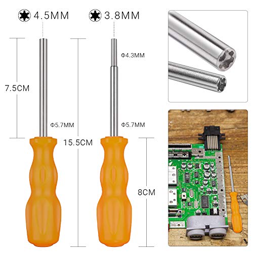 image for SOKER Triwing Screwdriver for Nintendo, 17pcs Professional Screwdriver