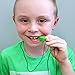 ARK Brick Stick, Chew Necklaces for Sensory Kids and Adults, Oral and Hand Fidget for Autism, ADHD, SPD, Anxiety, Medical-Grade 2-Textured Chew Necklace, XXT, Medium Firm, Lime Green