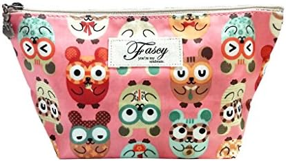 AURORA BAY Sweet Cosmetic Pouch Clutch Makeup Bag Waterproof Toiletry Bag (Hamster Pink)