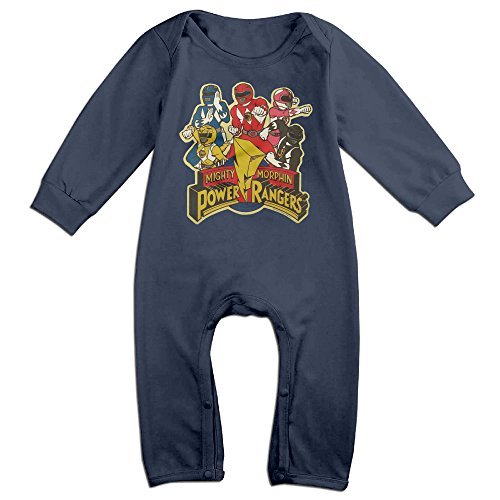 Power Rangers Logo Baby Onesie Bodysuit Toddler Clothes Jumpsuits Longsleeve