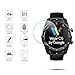 Diruite 4-Pack for Ticwatch Pro Screen Protector, 2.5D 9H Hardness Tempered Glass Screen Protector for Ticwatch Pro Smartwatch [Anti-Scratch] [Perfectly Fit] [Bubble-Free]