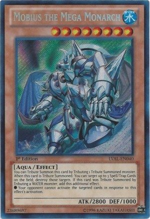 Yu-Gi-Oh! - Mobius the Mega Monarch (LVAL-EN040) - Legacy of the Valiant - 1st Edition - Ghost Rare