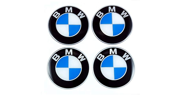 4 Pegatinas con Logotipo de 55 mm para Llantas de BMW ...