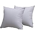 Feather Proof Pillow Protectors 20x20 Waterproof Cover for Goose Down Square Throw Pillows 2 Pack