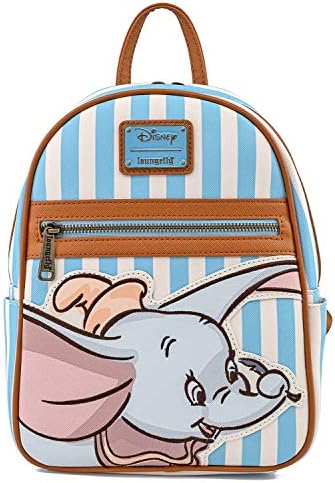 Loungefly Disney Dumbo Faux Leather Striped Mini Backpack