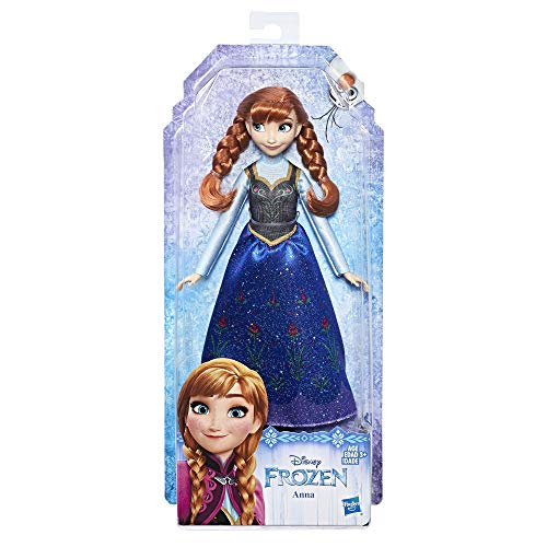 Disney Die Eiskönigin Anna Modepuppe, Kleid und Schuhe inspiriert durch Disneys Die Eiskönigin, für Kinder ab 3 Jahren – Bild 3