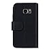 Galaxy S7 Edge Case, MCUK luxury Fashion Pu Leather Case Magnet Wallet Credit Card Holder Flip Cover Case Built-in 7 Card Slots & Stand Case for Samsung Galaxy S7 Edge (Black)
