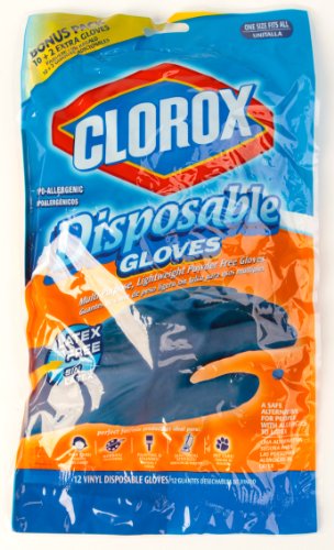 Clorox Hypo-Allergenic Disposable Vinyl Gloves - Pack of 3