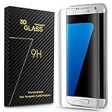 Sundix Samsung Galaxy S7 Edge Screen Protector, Premium 3D Tempered Glass Screen Cover with 9H Hardness Full Coverage Ultra HD Clear Anti-Bubble Shatterproof - Crystal Clear