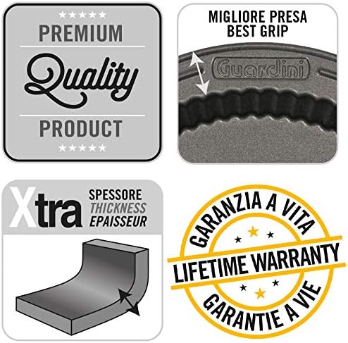 Guardini Elite Bakvorm Openvormig 1 Bodem 24 Cm Druppelbescherming Dik Staal Anti Aanbaklaag Kleur Grijs Amazon Nl