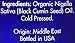 Organic, Black Seed Oil, Cold Pressed, for Hair, Face, Immune Support– 100% Pure, Black Seed Oil, by Zongle Therapeutics, 4 OZ