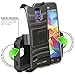 Galaxy S5 Mini Case, BUDDIBOX [HSeries] Heavy Duty Swivel Belt Clip Holster with Kickstand Maximal Protection Case for Samsung Galaxy S5 Mini, (Black)