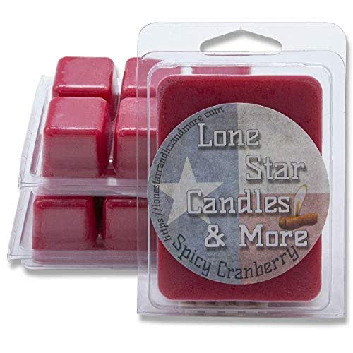 Spicy Cranberry Scented, 3Pack Premium Lone Star Soy Wax