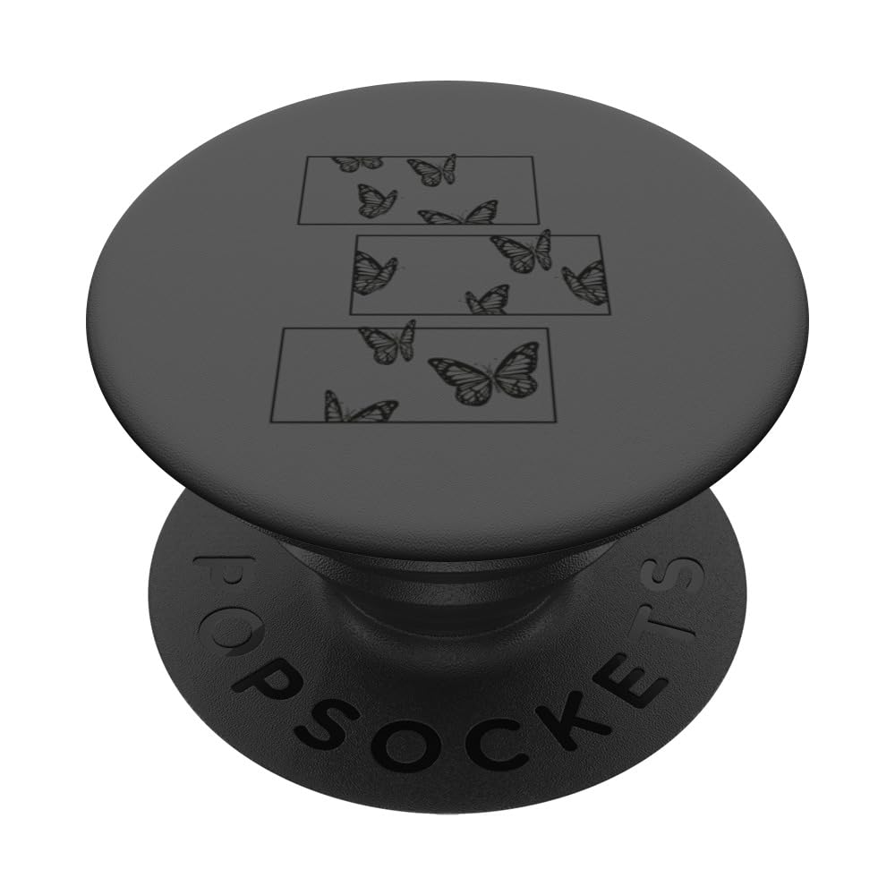 Goth Butterfly Grunge Fairycore Aesthetic PopSockets Adhesive PopGrip